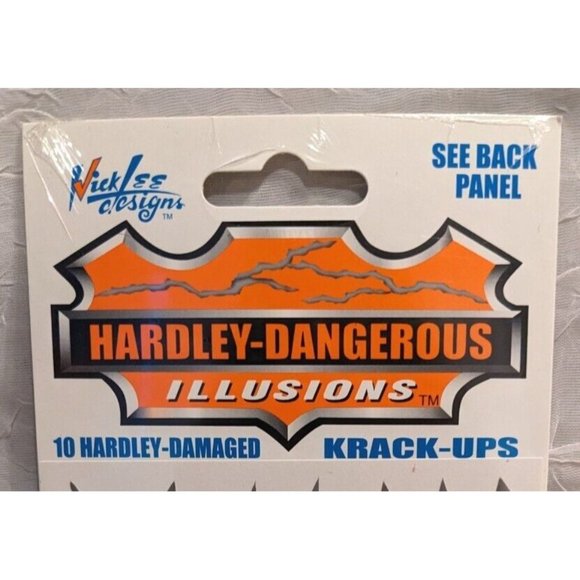 NWT Stickers Car Decals Krack Ups Scratches Hardly Dangerous Cracks  TY2K 2001 - Picture 3 of 10